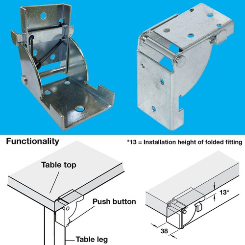 Folding steel bracket for - folding,
