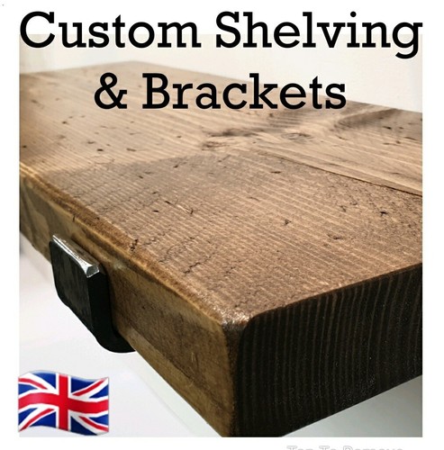 Reclaimed scaffold board shelf - reclaimed,