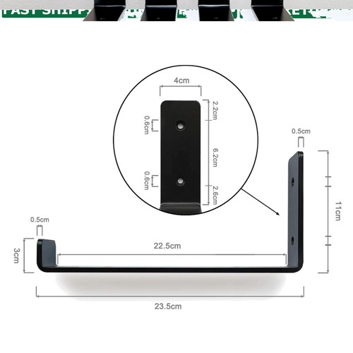 Versatile piece steel shelf - 4-piece,