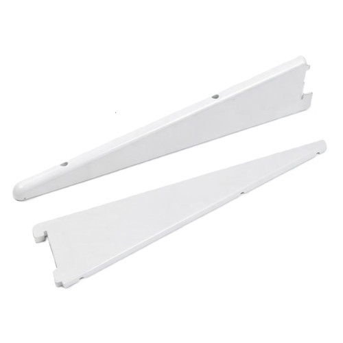 White twin slot shelving - twin,